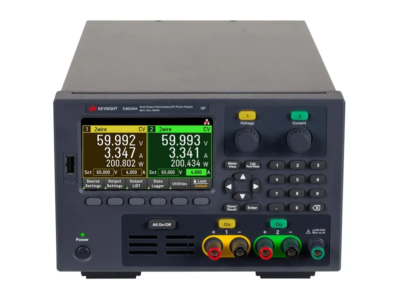 Источник питания с автоматическим выбором диапазона Keysight E36234A
