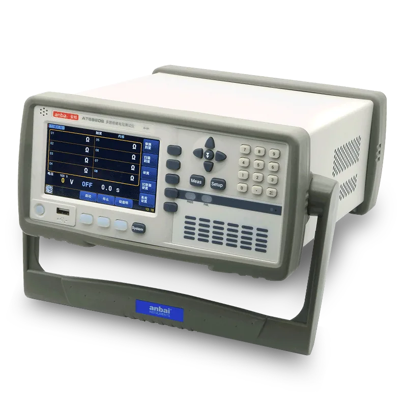 Многоканальный тестер сопротивления изоляции Anbai AT68208