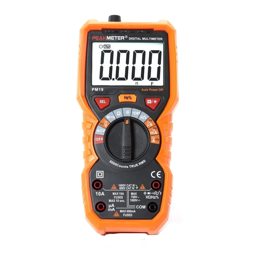 Цифровой мультиметр автомат PeakMeter PM19