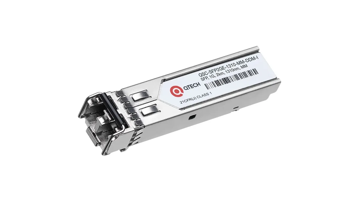 Оптический модуль SFP QTECH QSC-SFP2GE-1310-MM-DDM-I