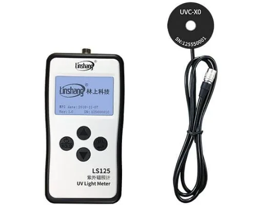 Измеритель ультрафиолетового излучения Linshang LS125 + зонд UVC-X0