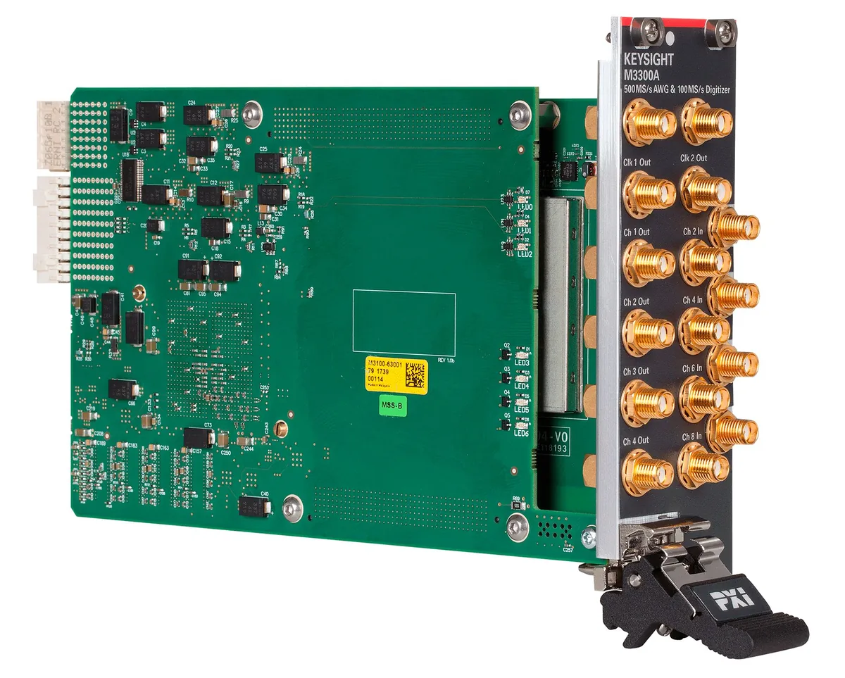 Модуль генератора сигналов произвольной формы и дигитайзера в формате PXIe Keysight M3300A