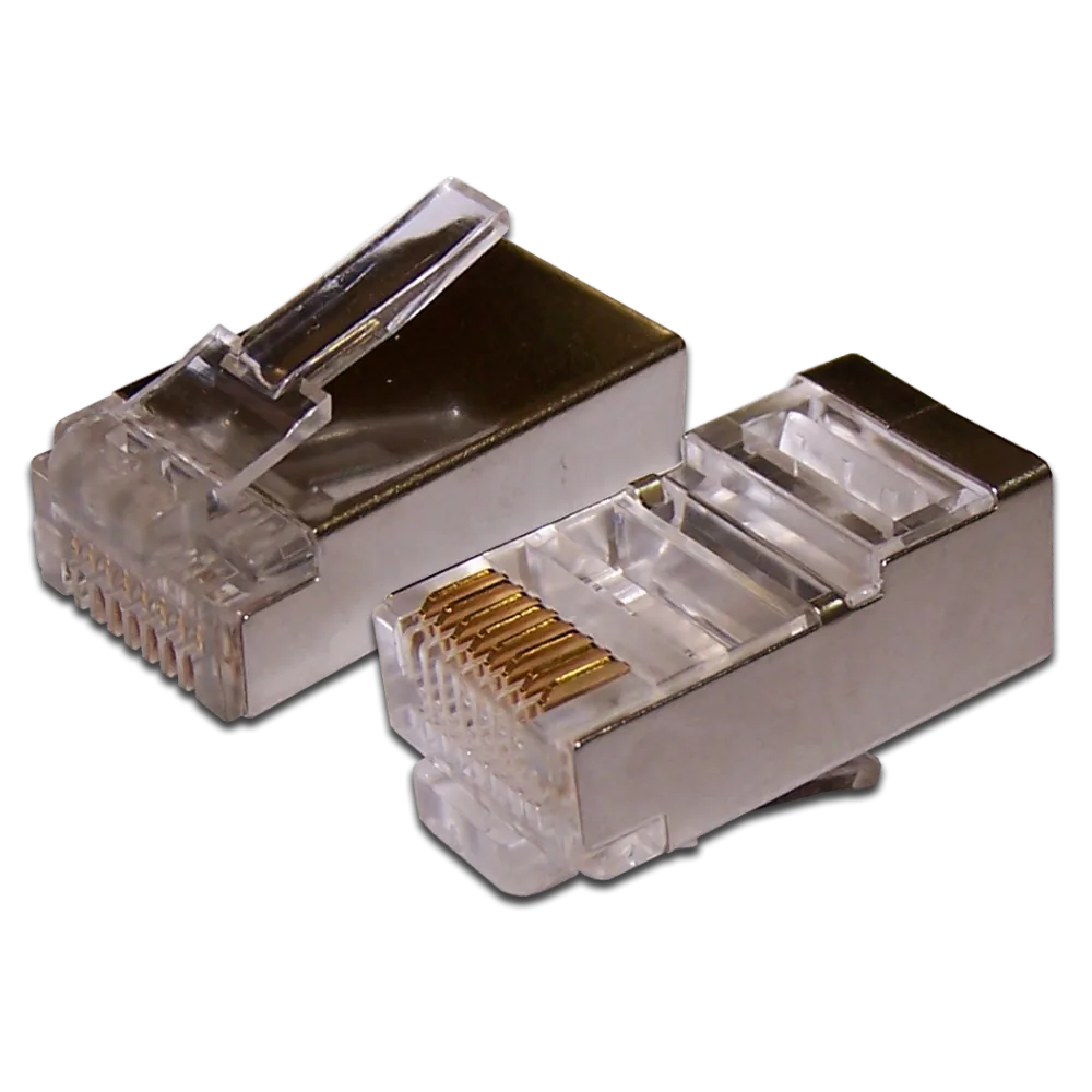 Коннектор LANMASTER RJ-45 STP 8P8C, универсальный, cat.5e, 100 шт.