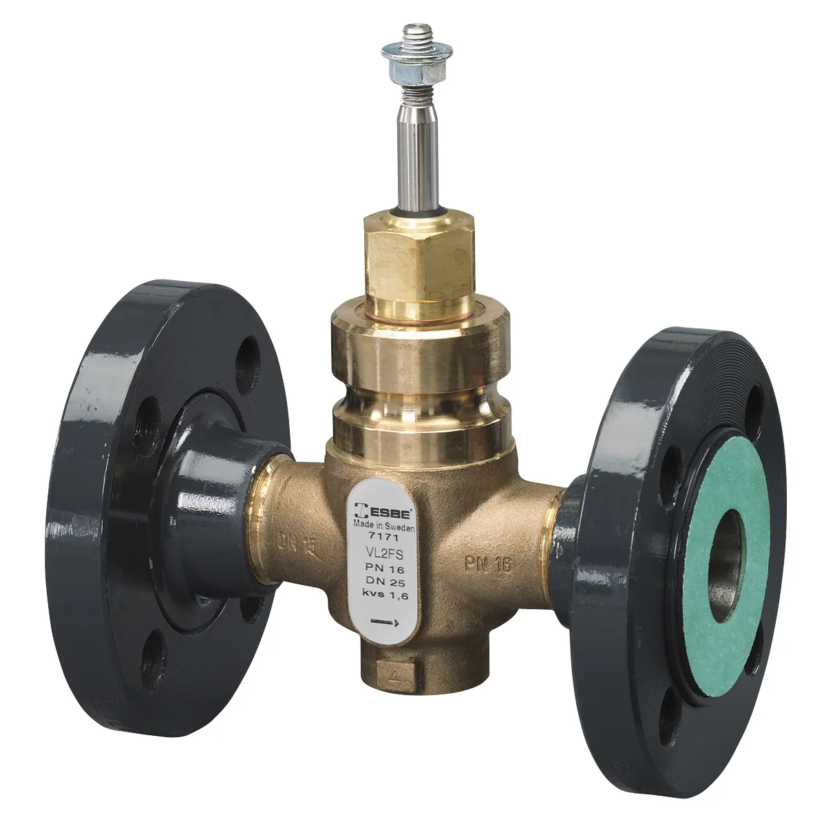 Клапан управляющий двухходовой ESBE VLE325 DN 20, KVS 0,63